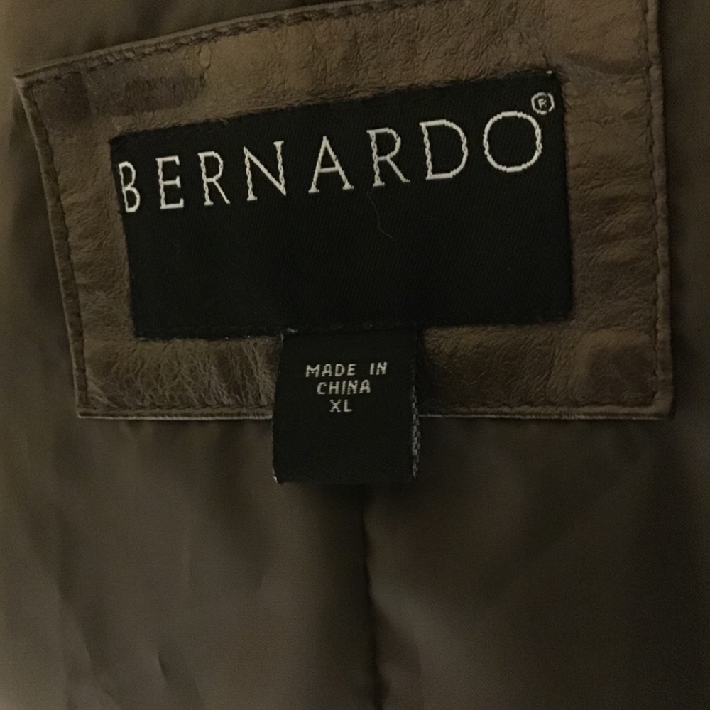 Bernardo Leather Metallic Jacket - image 2